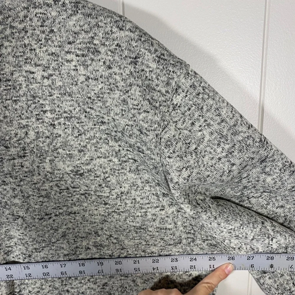 Eddie Bauer Men's Radiator Fleece Snap Mock Pullover Sweater XXL Gray Heather - Picture 10 of 13